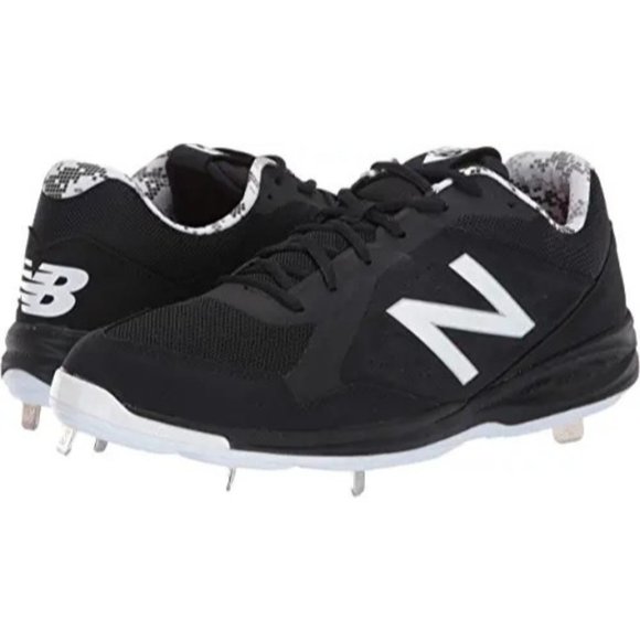 New Balance Men's Tupelo K1 Metal Baseball Cleats Black Size 7
